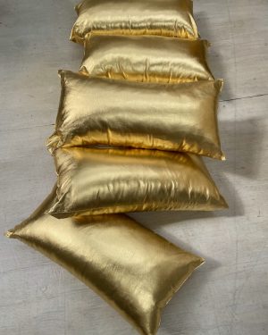 Gold cushions