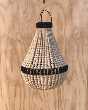 bead chandelier
