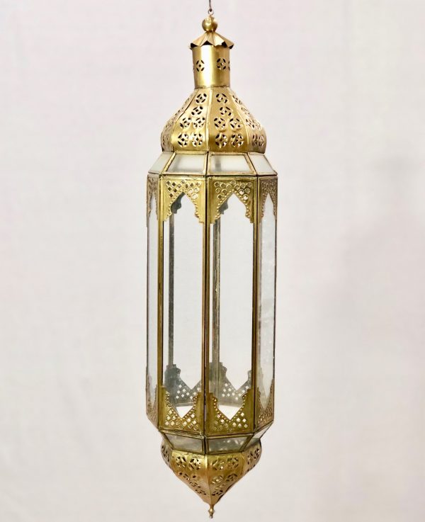 large brass lantern