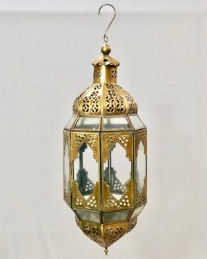 medium brass lantern
