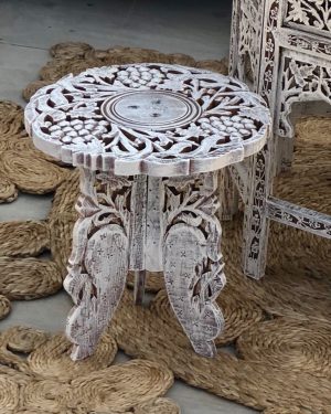 small carved cake stand