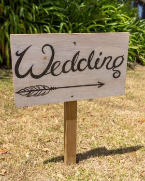 Box of Wedding Signs