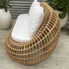 Cane Curved 3 Seater