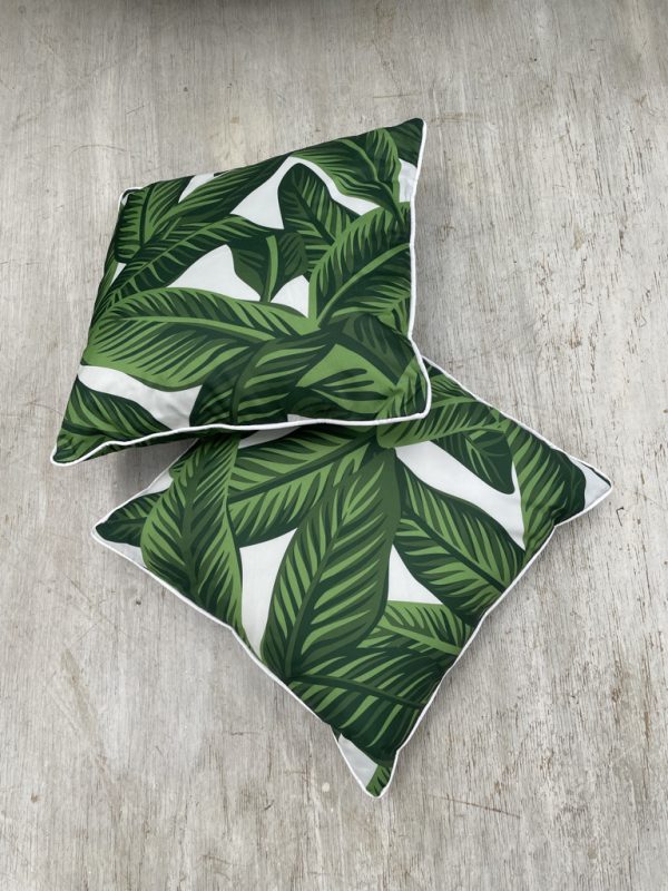 Palm leaf cushion x 6