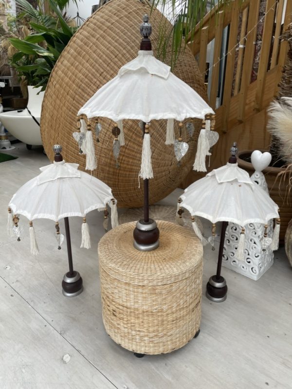 Bali Table umbrellas white