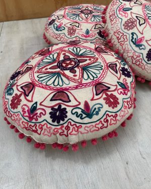 Embroidered Cushions x 3